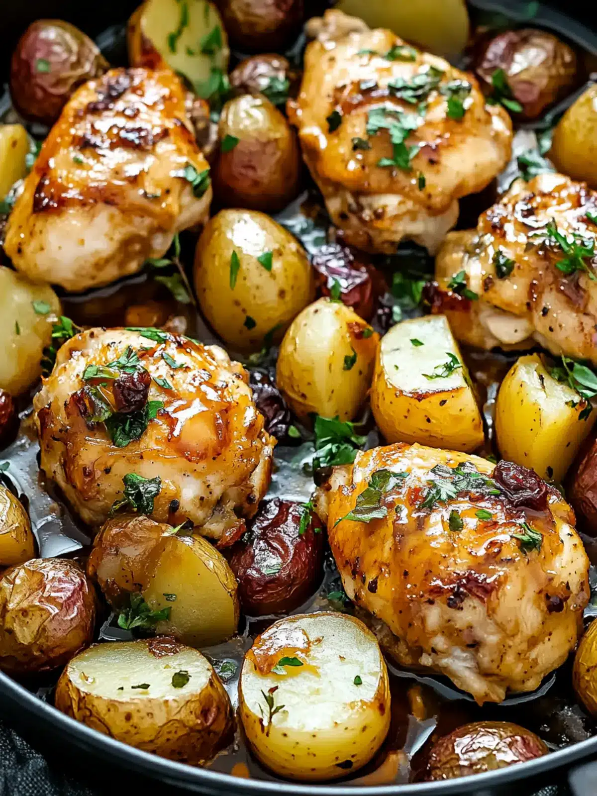 Savor One-Pan Honey Mustard Chicken and Potatoes Tonight! 5 Savor One-Pan Honey Mustard Chicken and Potatoes Tonight!