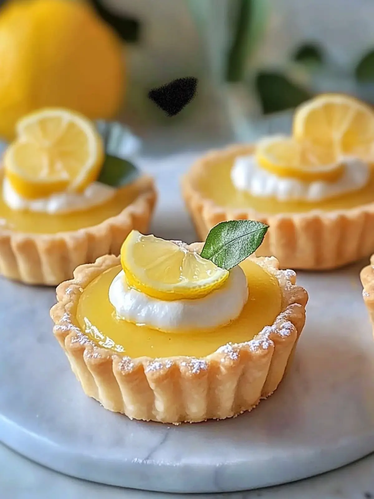 Lemon Tartlets: Sweet Sunshine in Every Delicious Bite 4 Lemon Tartlets