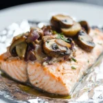 Baked-to-Perfection Salmon Foil Packet with Mushroom & Garlic 9 Baked-to-Perfection Salmon Foil Packet with Mushroom & Garlic Recipe