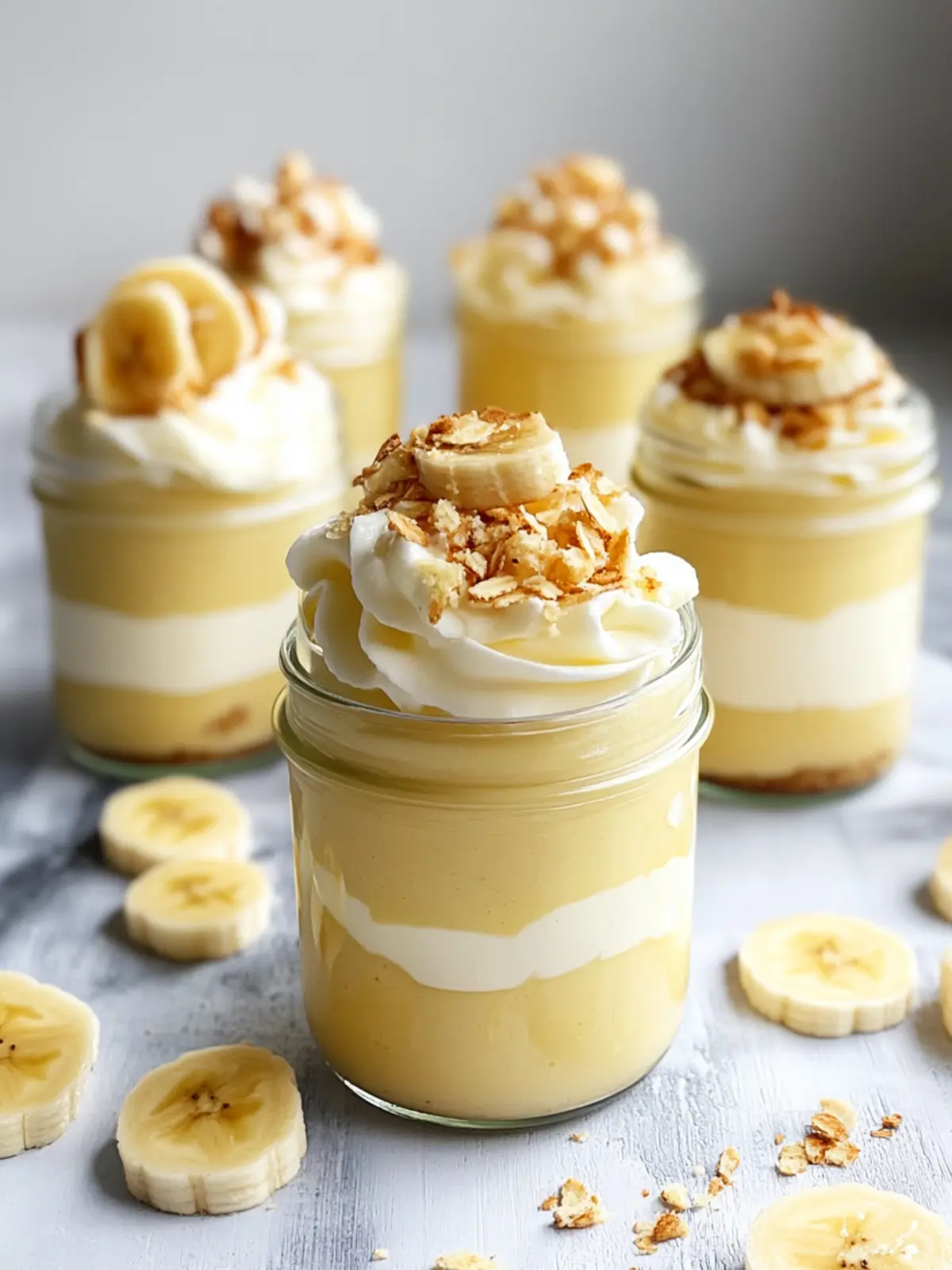 Banana Pudding Jars: Effortless No-Bake Delight for Everyone 4 Banana Pudding Jars