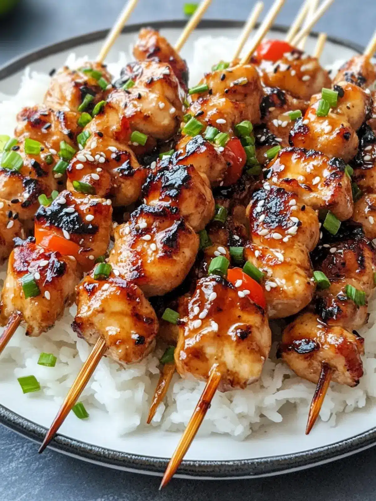 Savory Teriyaki Chicken Skewers for Your Summer BBQ Delight 3 Teriyaki Chicken Skewers