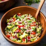 Vegan Pearl Couscous Salad Packed with Fresh Veggies Delight 6 Vegan Pearl Couscous Salad {Packed with Fresh Veggies}