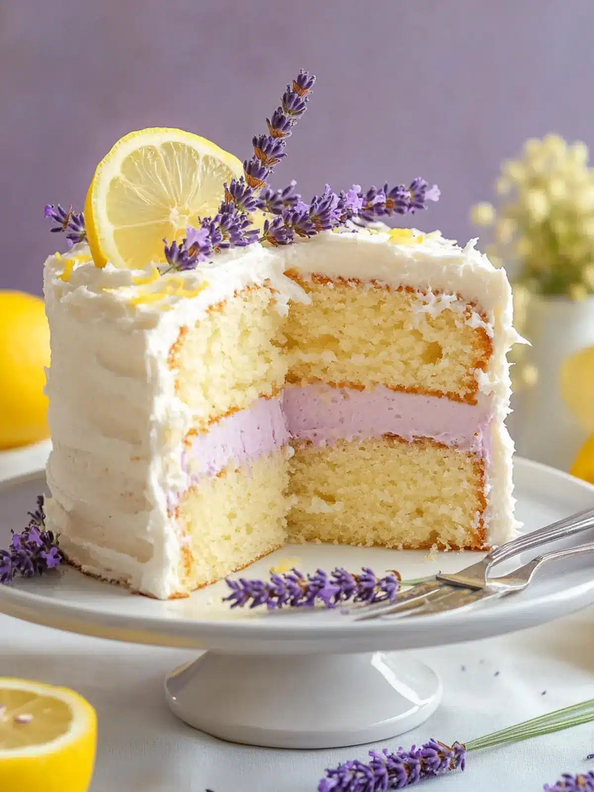 Delight in Homemade Lemon Lavender Cake for Every Celebration 5 Lemon Lavender Cake