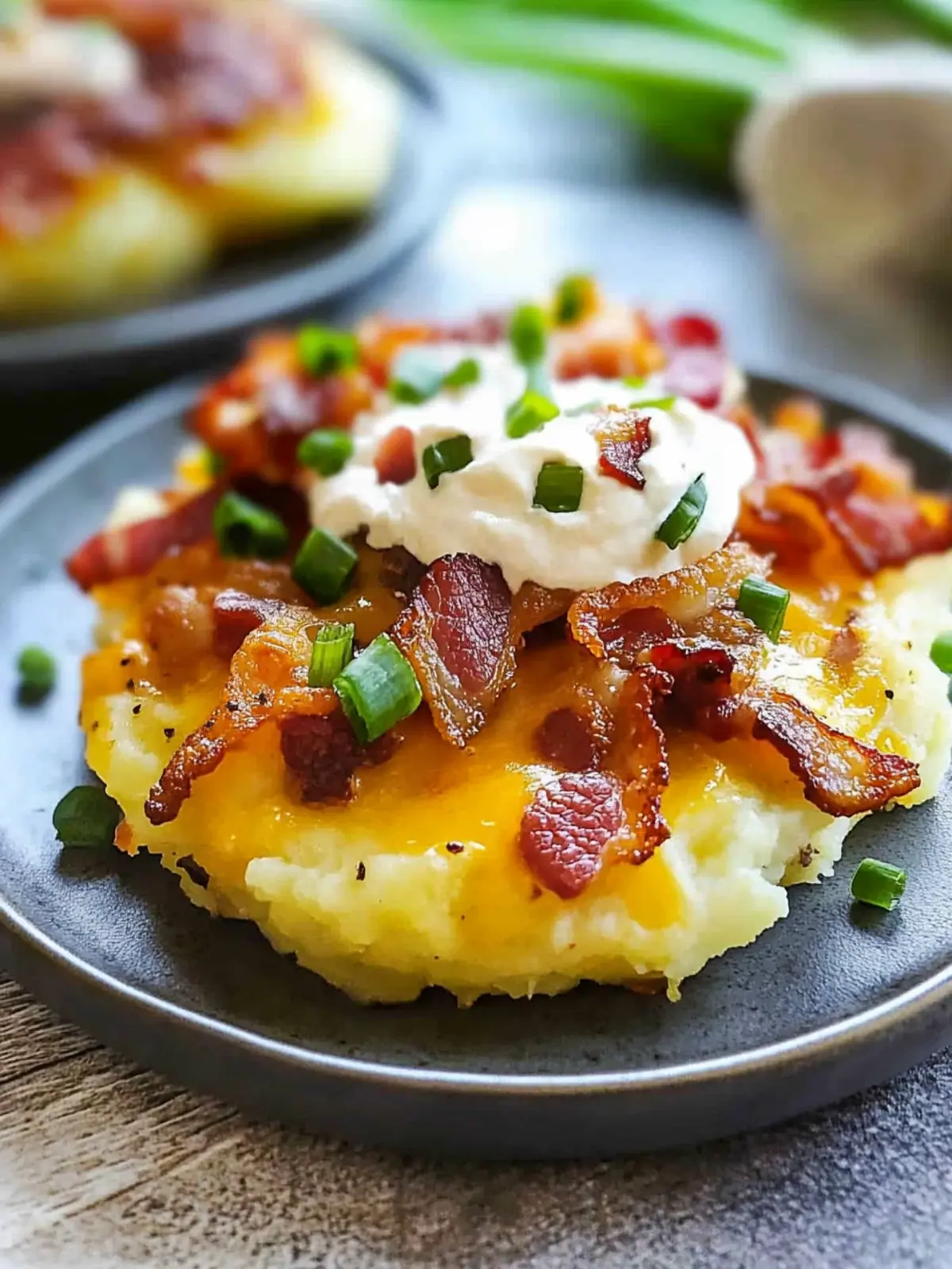 Cheesy Bacon Loaded Smashed Potatoes for Ultimate Comfort 4 Cheesy Bacon Loaded Smashed Potatoes
