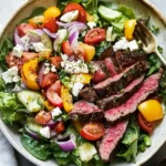 Chopped Greek Salad with Grilled Steak Elevates Summer BBQ 3 Chopped Greek Salad with Grilled Steak Is the Best Thing to Happen to Your Summer BBQ