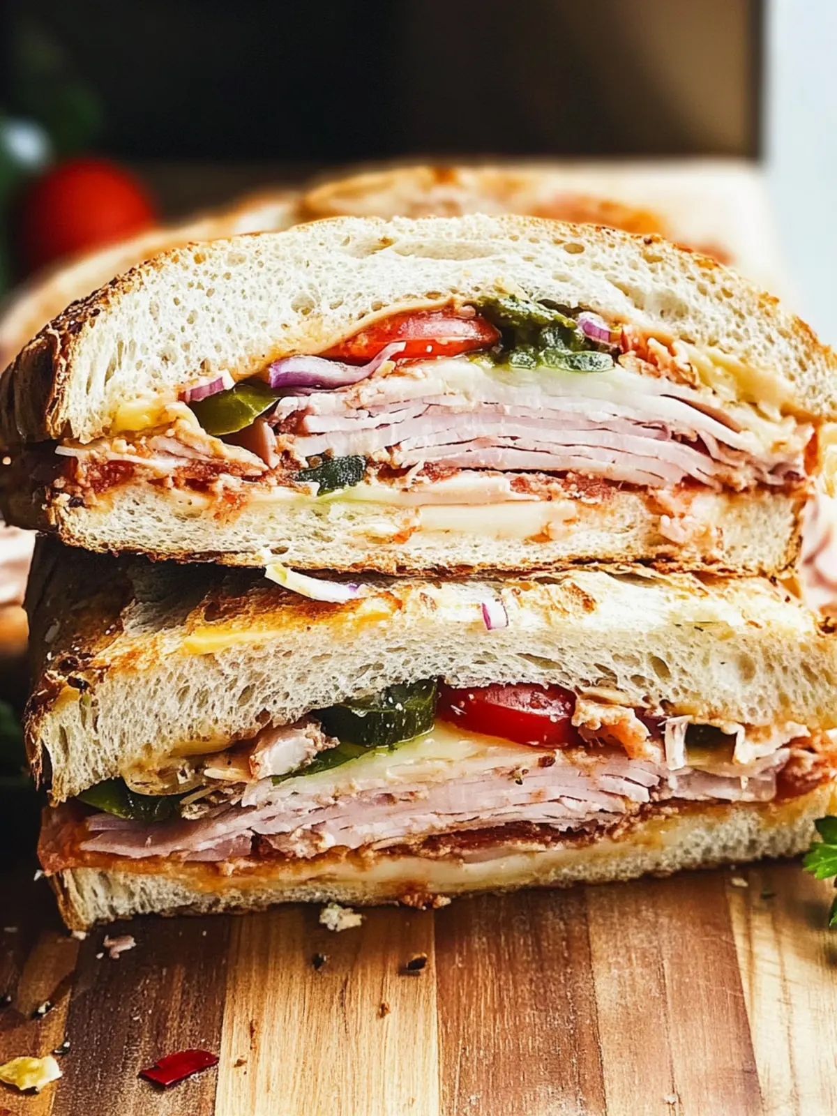 Mouthwatering Muffuletta Sandwich for Your Next Gathering 2 Muffuletta Sandwich