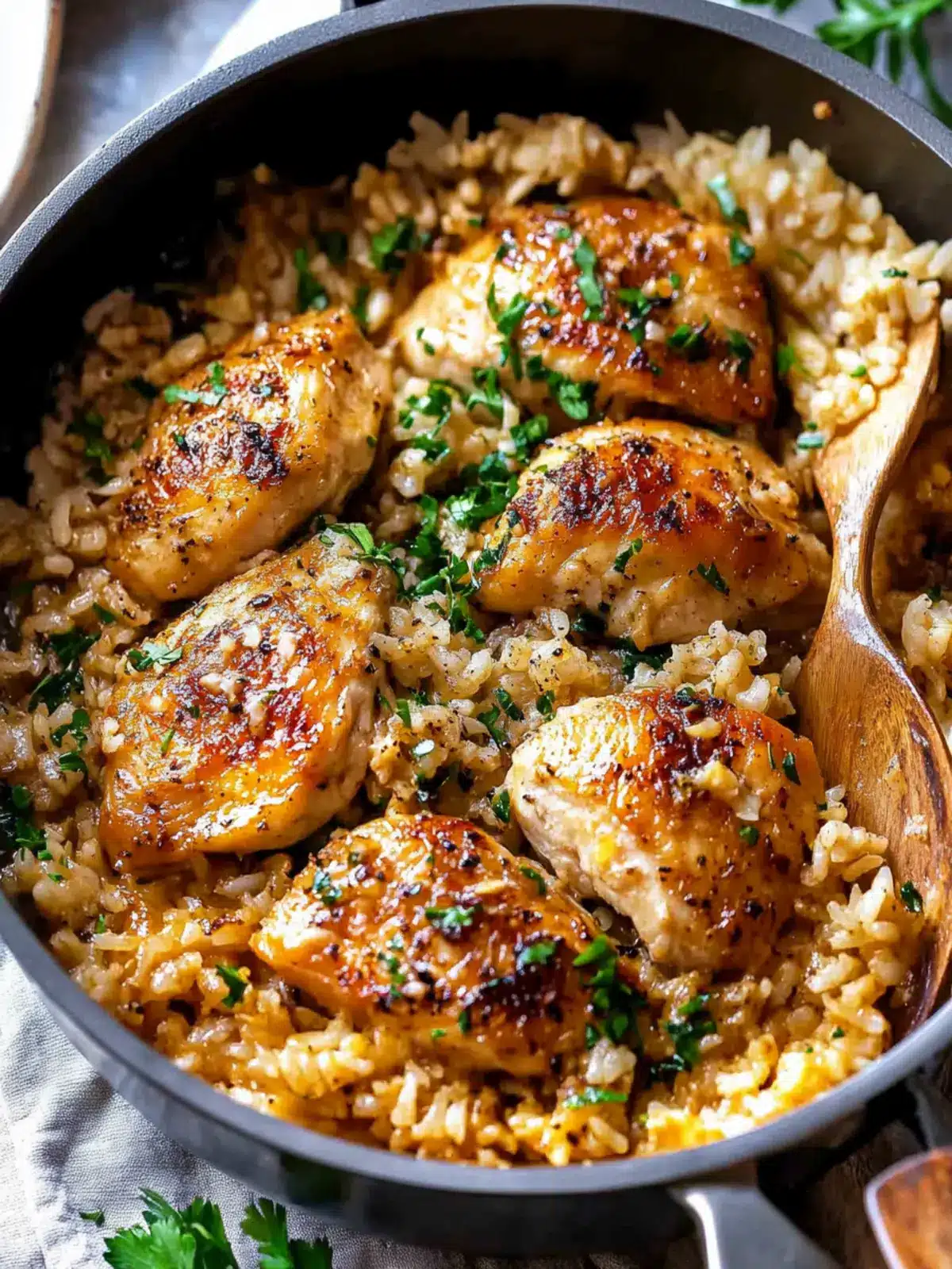 One-Pot Garlic Parmesan Chicken and Rice in Just 40 Minutes 3 Garlic Parmesan Chicken and Rice (One Pot, 40 Minutes)