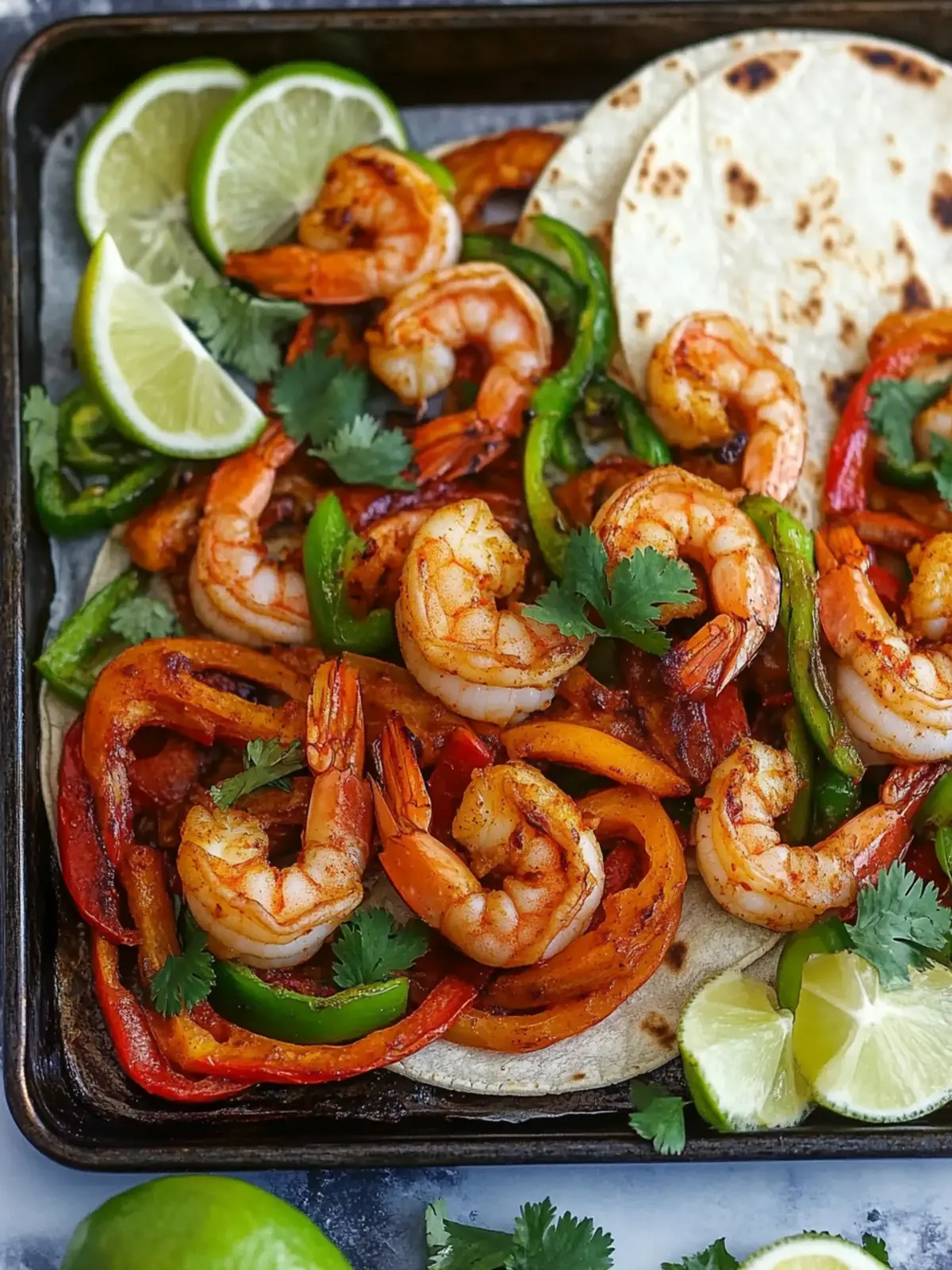 Quick and Flavorful Easy Sheet Pan Shrimp Fajitas Tonight 2 Easy Sheet Pan Shrimp Fajitas