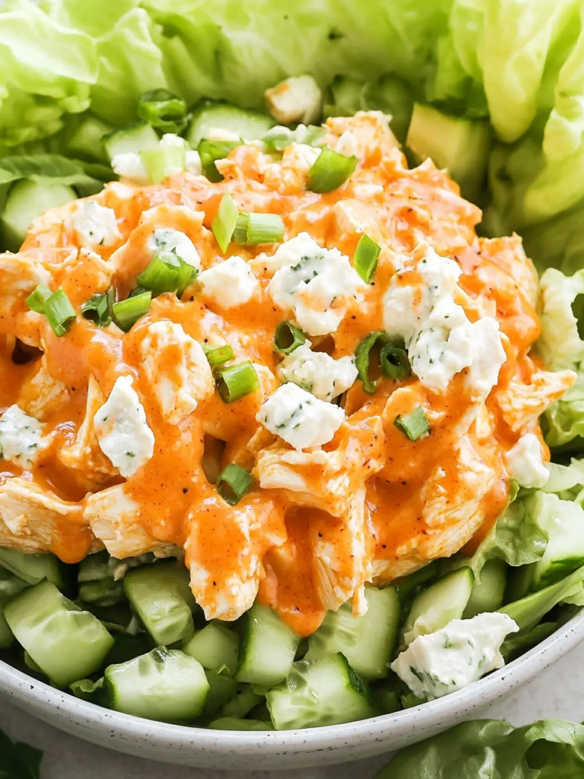Quick and Creamy 10-Minute Buffalo Chicken Salad Delight 4 10-Minute Buffalo Chicken Salad