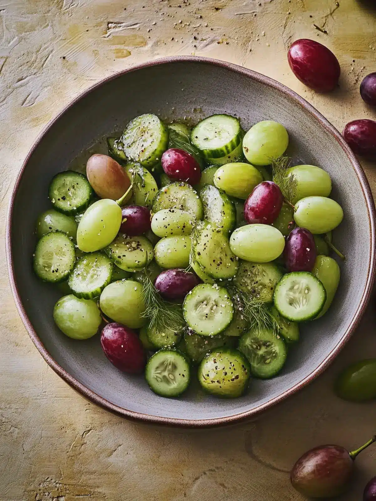 Dilled California Grape and Cucumber Salad: Refreshing Delight 5 Dilled California Grape and Cucumber Salad