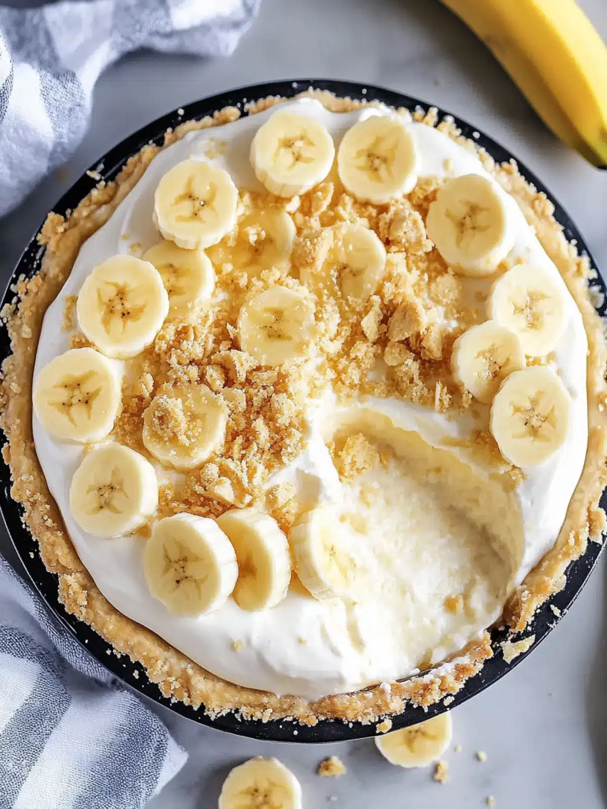Delicious No-Bake Banana Cream Pie with Pudding Mix Made Easy 5 Banana Cream Pie With Pudding Mix (Easy & No Bake)