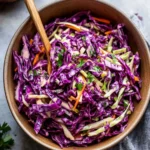 Crunchy Red Cabbage Coleslaw with No Mayo - Quick & Easy Delight 8 Red Cabbage Coleslaw with No Mayo (Quick + Easy)