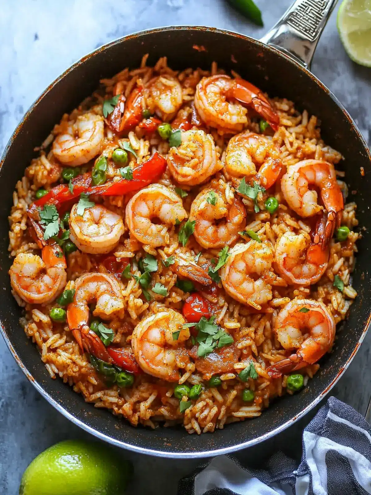 Savor the Flavor: Easy Cajun Shrimp and Rice Skillet Recipe 2 Cajun Shrimp and Rice Skillet