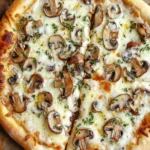 Deliciously Cheesy White Mushroom Pizza for Easy Dinners 9 White Mushroom Pizza