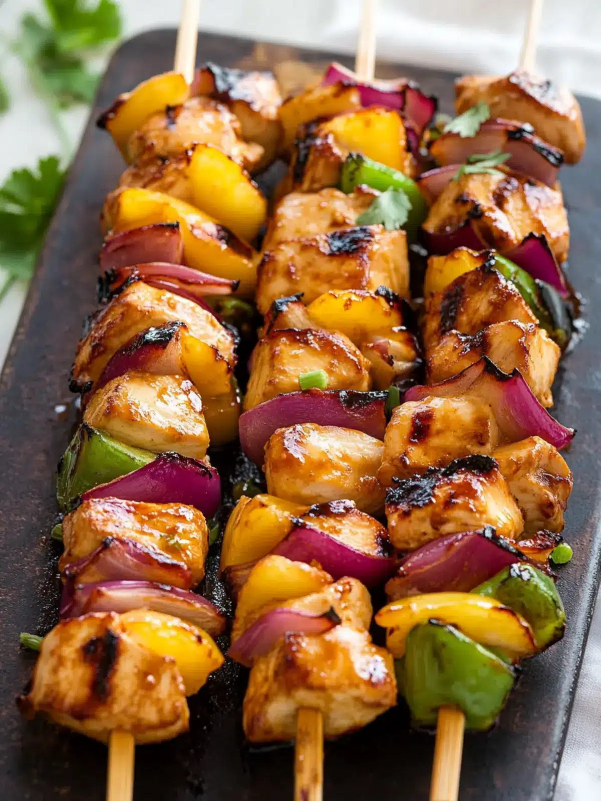 Grill Up Flavorful Hawaiian Chicken Kebabs for Summer Fun 4 Hawaiian Chicken Kebabs