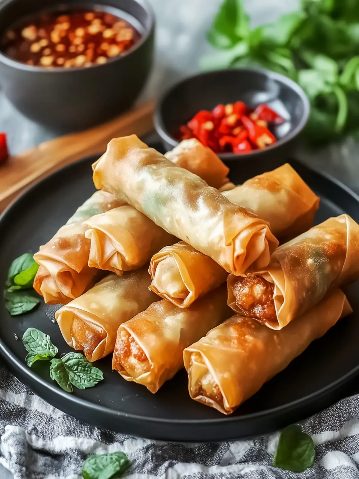 Crispy Msakhan Egg Rolls Made Easy with Rotisserie Chicken 5 Crispy Msakhan Egg Rolls Made Easy with Rotisserie Chicken