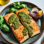 Hey Pesto! Roasted Salmon Fillets for a Flavor Bomb Dinner 6 Hey Pesto! Roasted Salmon Fillets