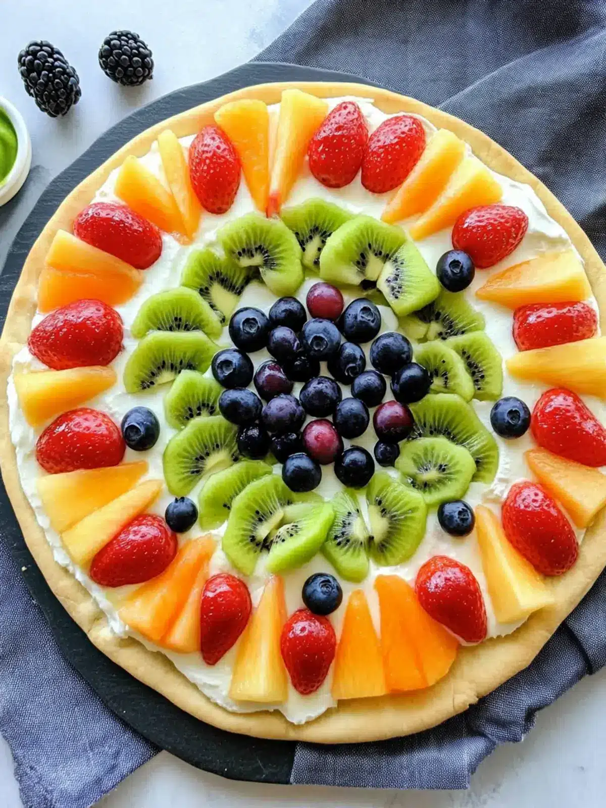 Delicious Easy Fruit Pizza with Cream Cheese for Summer Fun 2 Easy Fruit Pizza with Cream Cheese