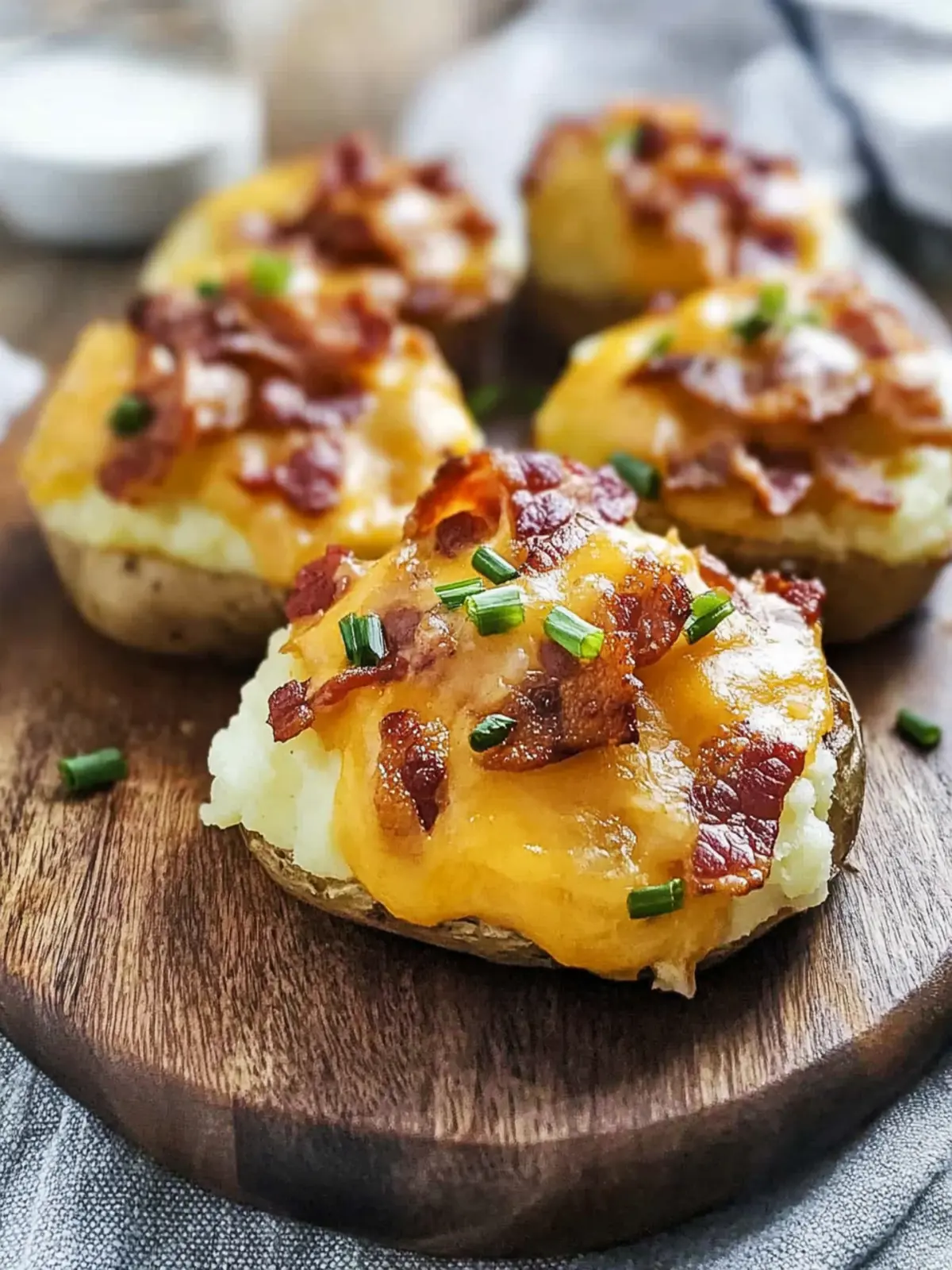 Cheesy Bacon Loaded Smashed Potatoes for Ultimate Comfort 3 Cheesy Bacon Loaded Smashed Potatoes