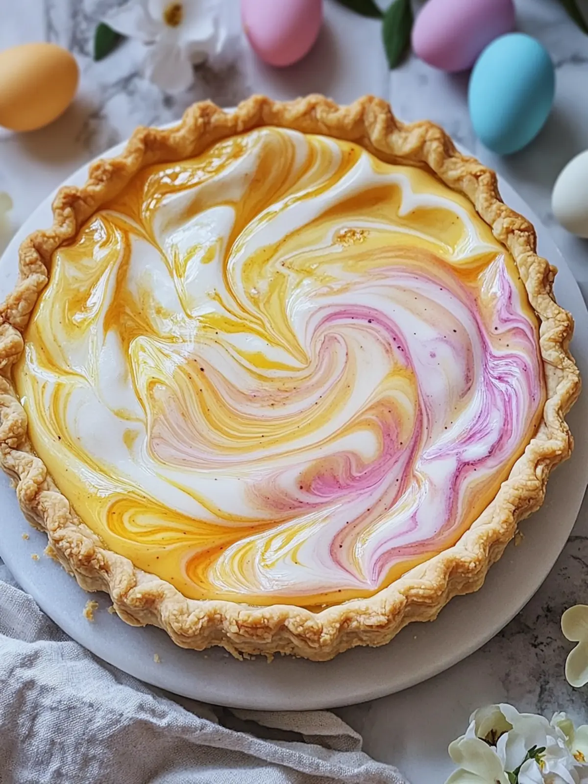 Easter Swirl Pie: A Charming No-Bake Delight for Spring 5 Easter Swirl Pie