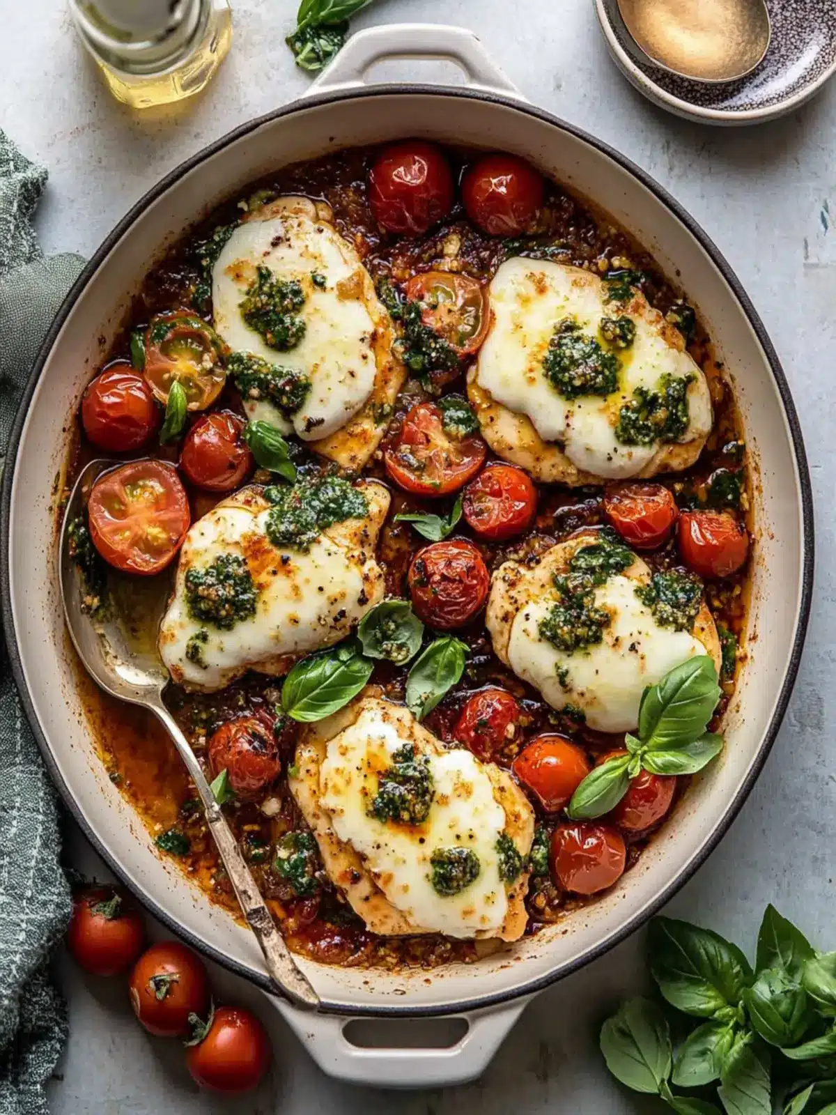 Caprese Chicken Cutlets with Blistered Tomatoes in 30 Minutes 3 Caprese Chicken Cutlets with Blistered Tomatoes