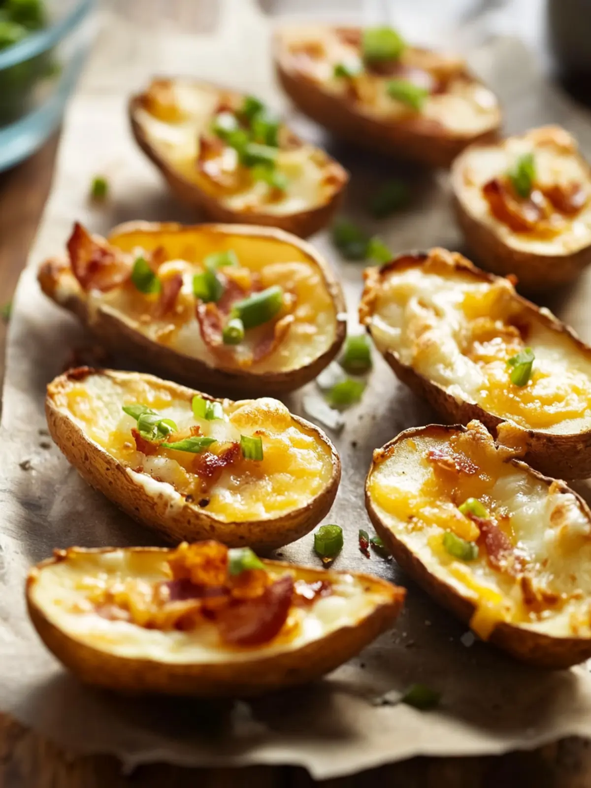 Delicious Loaded Potato Skins That Steal the Show Every Time 3 Loaded Potato Skins