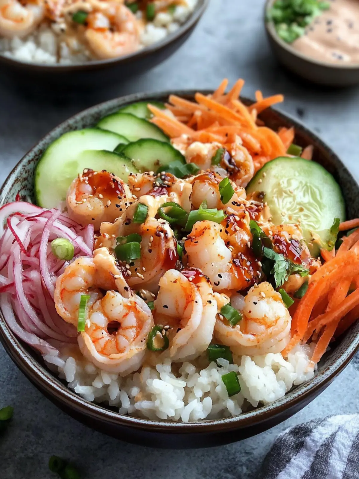 Shrimp Rice Bowls with Spicy Mayo for Quick Weeknight Bliss 5 Shrimp Rice Bowls with Spicy Mayo
