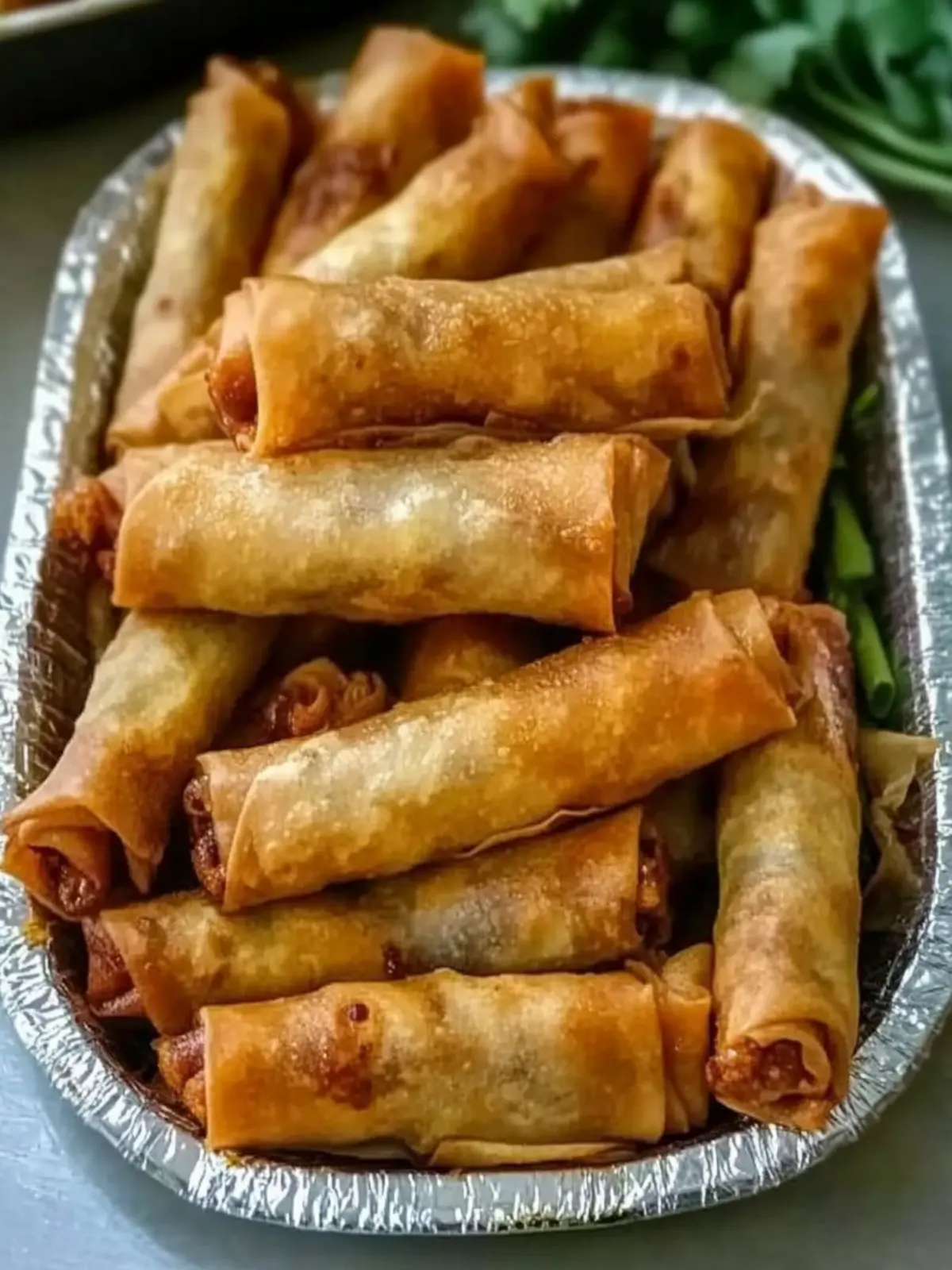 Crispy Lumpiang Shanghai: Irresistible Pork Eggrolls Delight 3 Lumpiang Shanghai (Pork Eggrolls)