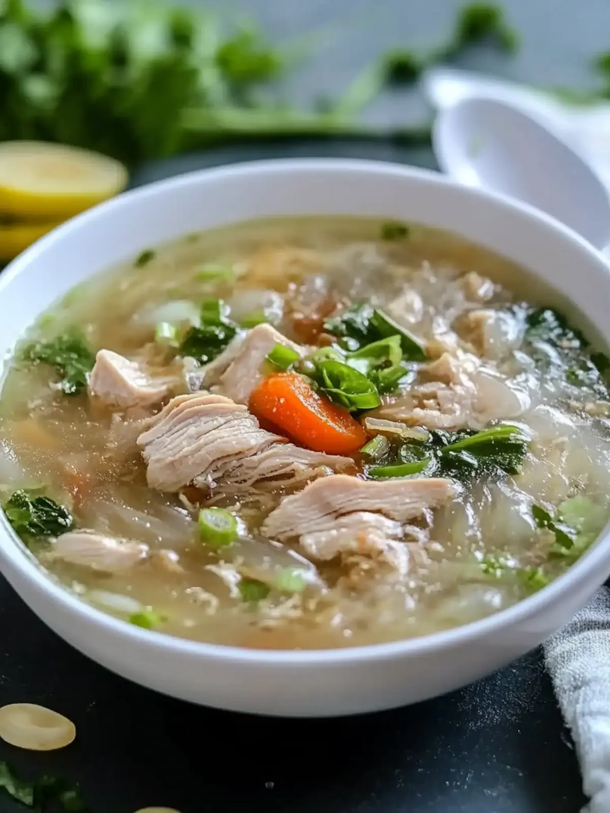 Chicken Sotanghon Soup: Comforting Twist on Leftover Nights 4 Chicken Sotanghon Soup