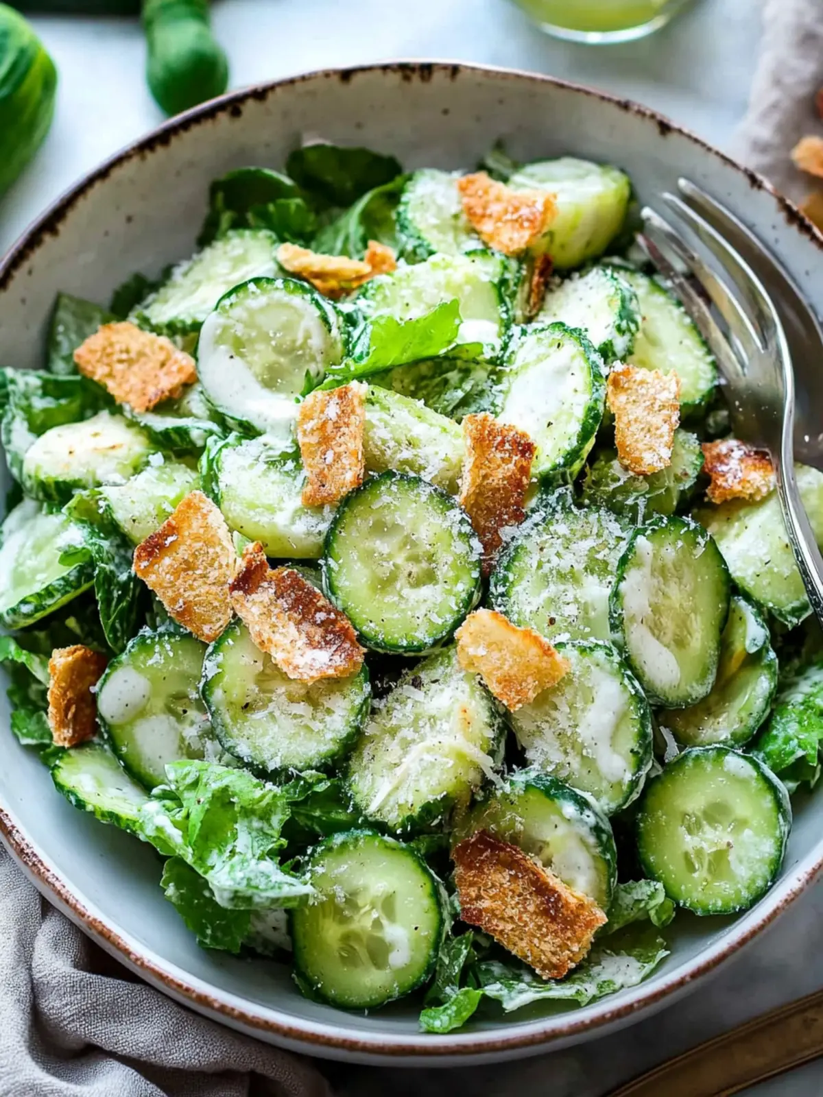 Cucumber Caesar Salad: Your New Favorite Fresh Twist 2 Cucumber Caesar Salad: A Refreshing Twist on a Classic