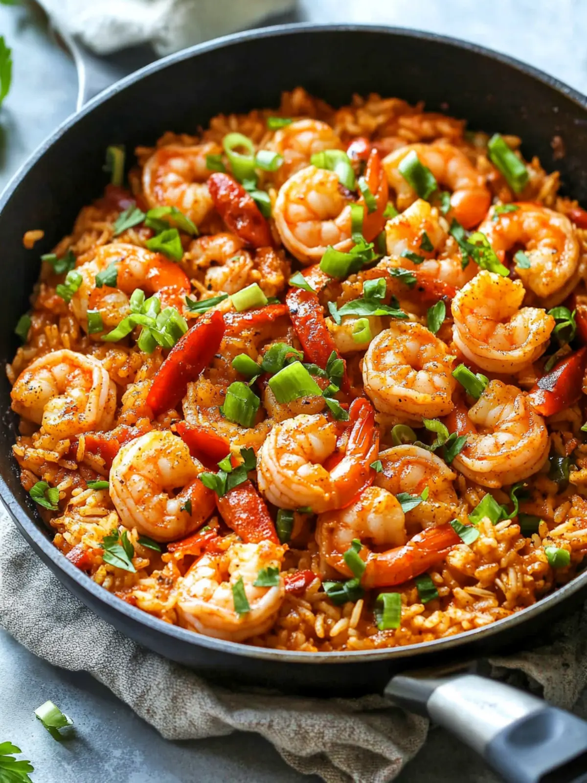 Savor the Flavor: Easy Cajun Shrimp and Rice Skillet Recipe 4 Cajun Shrimp and Rice Skillet