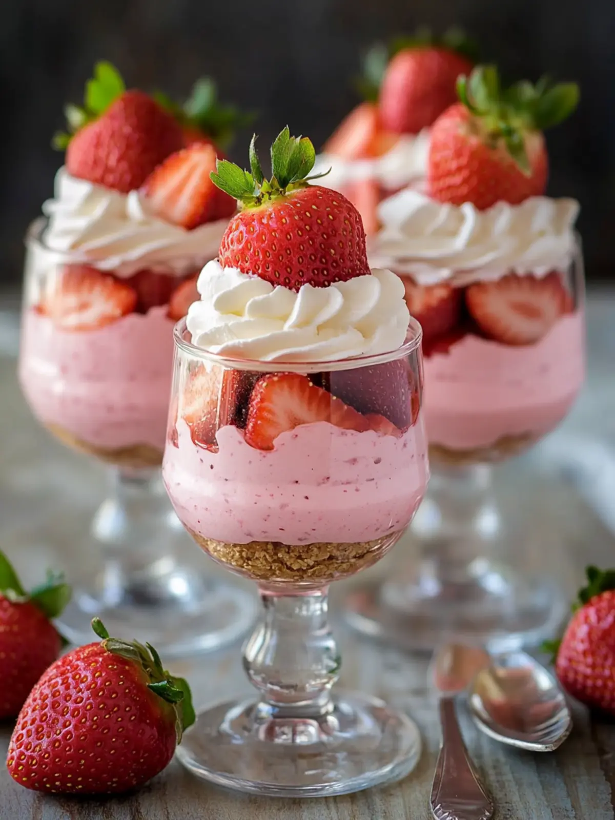 Delicious Strawberry Mousse Parfaits Recipe for Effortless Elegance 3 Delicious Strawberry Mousse Parfaits Recipe