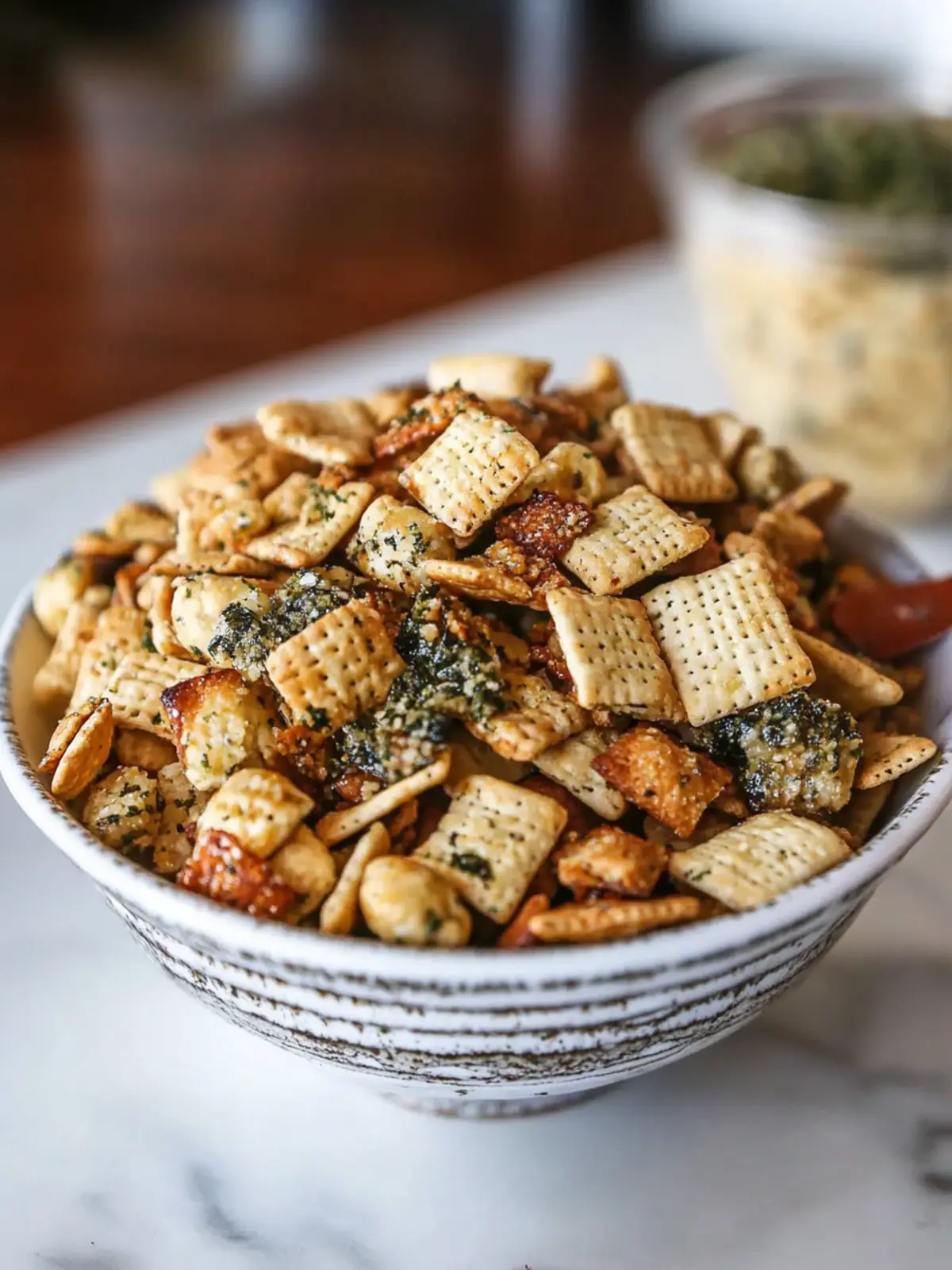 Furikake Chex Mix: A Crunchy Sweet & Salty Hawaiian Snack 5 Furikake Chex Mix