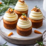 Mini Carrot Cakes with Creamy Frosting for Sweet Moments 5 Mini Carrot Cakes