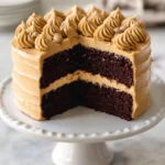 Indulge in Chocolate Layer Cake with Creamy Peanut Butter Frosting 8 Chocolate Layer Cake with Creamy Peanut Butter Frosting