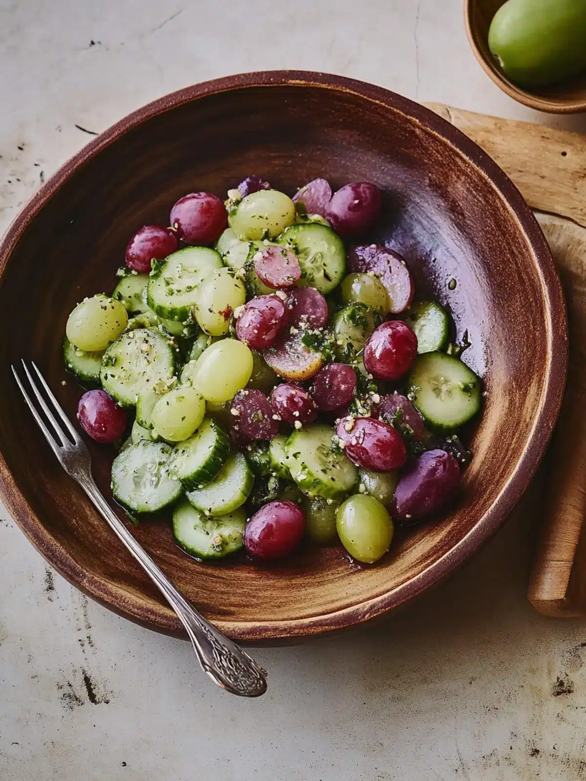 Dilled California Grape and Cucumber Salad: Refreshing Delight 4 Dilled California Grape and Cucumber Salad