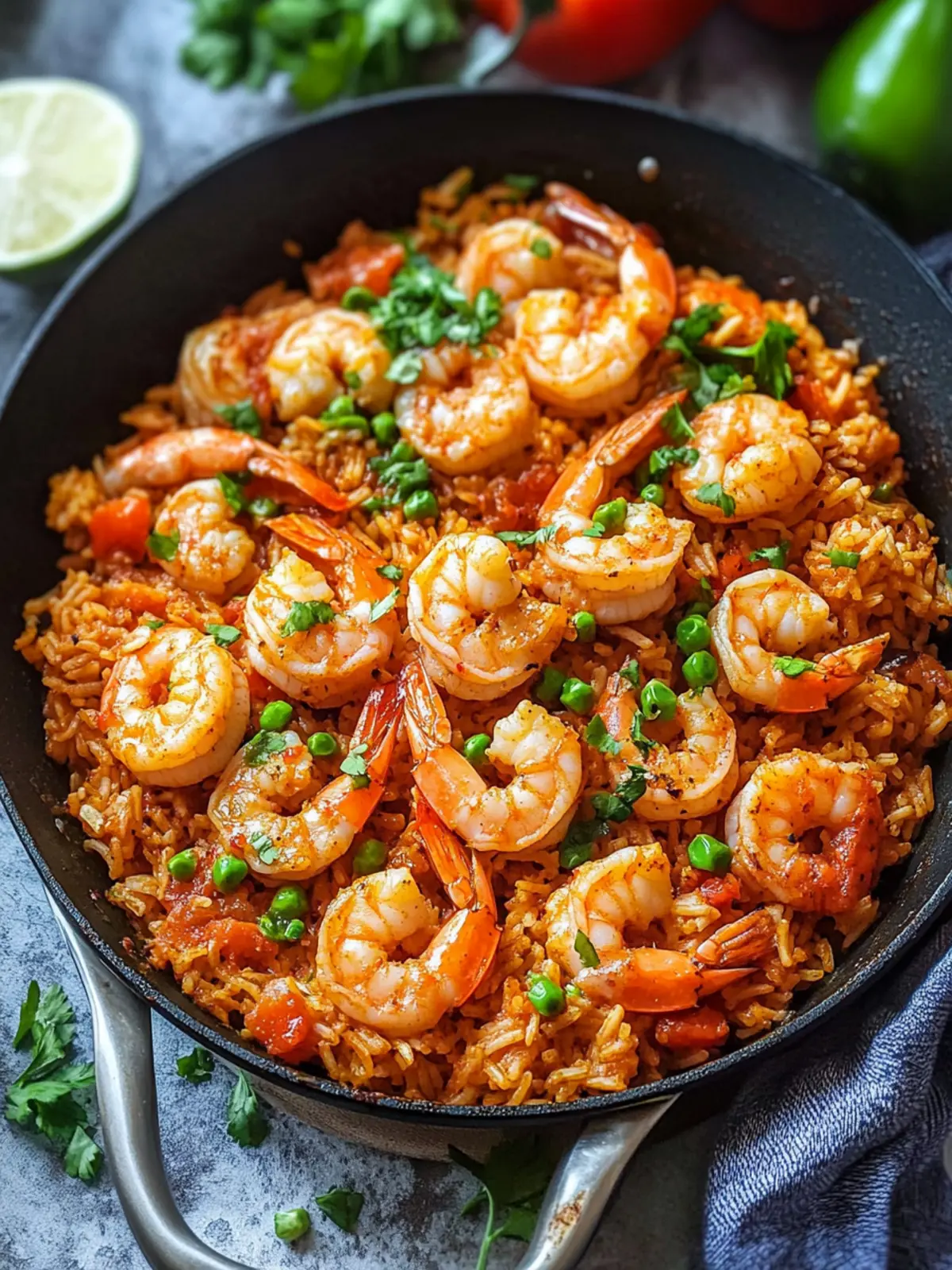 Savor the Flavor: Easy Cajun Shrimp and Rice Skillet Recipe 3 Cajun Shrimp and Rice Skillet