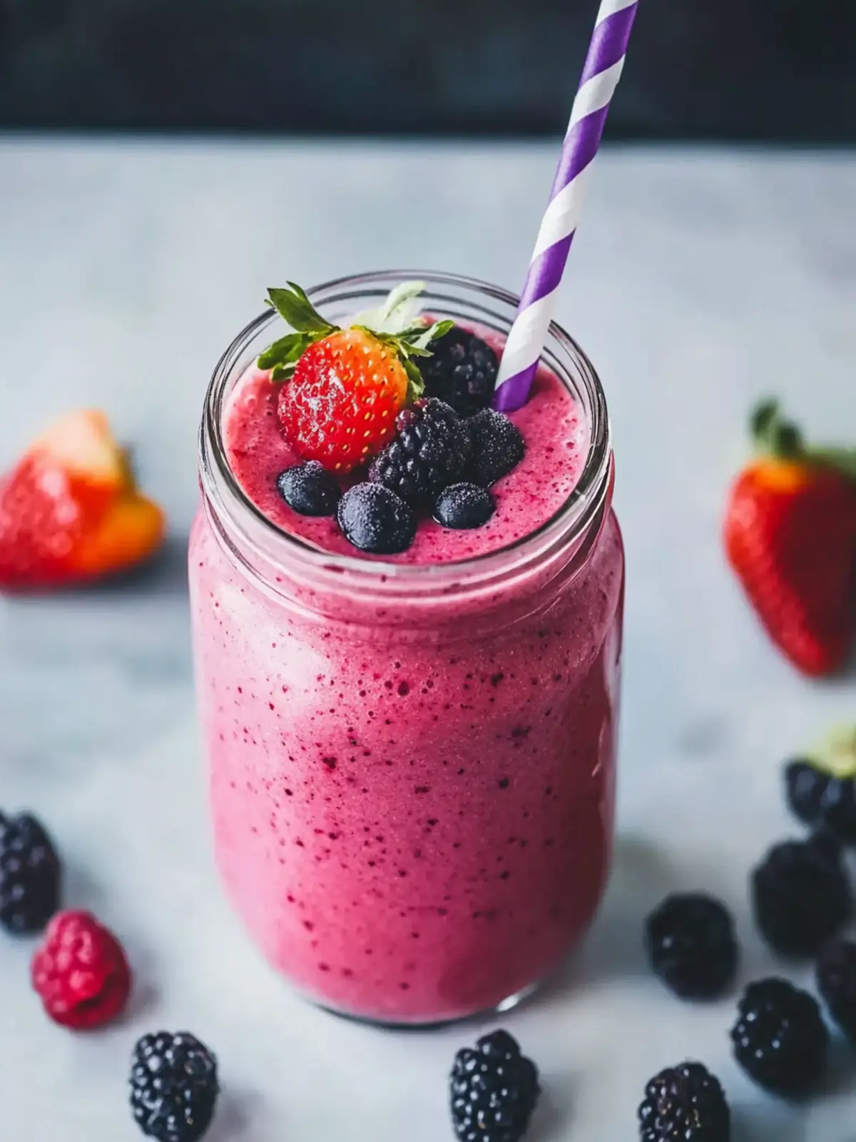 Berry White Bean Smoothie: A Creamy High-Protein Delight 5 Berry White Bean Smoothie (High-Protein)