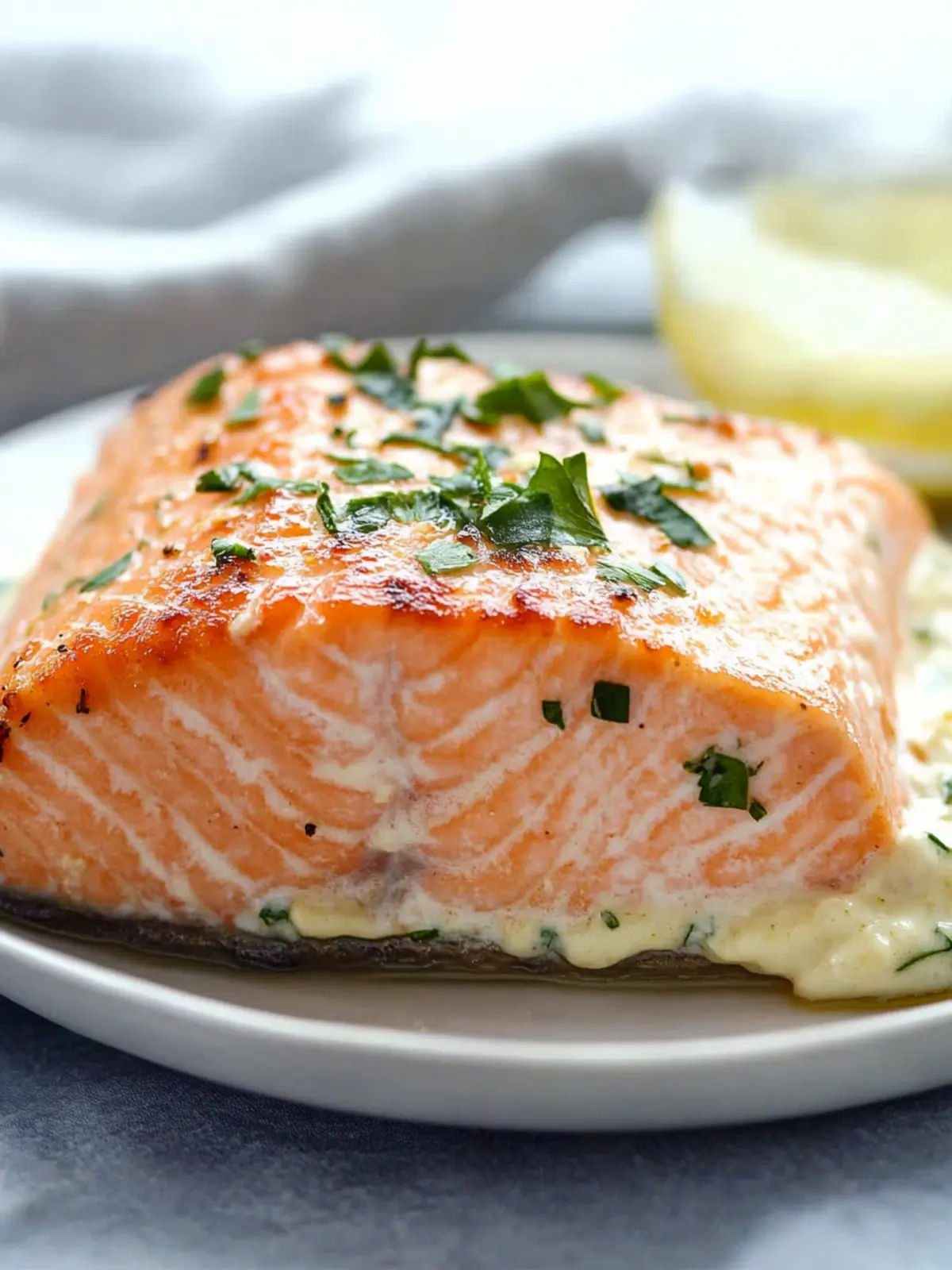 Quick Baked Salmon With Mayo Recipe: Creamy & Deliciously Easy 2 Quick Baked Salmon With Mayo Recipe: Easy & Creamy