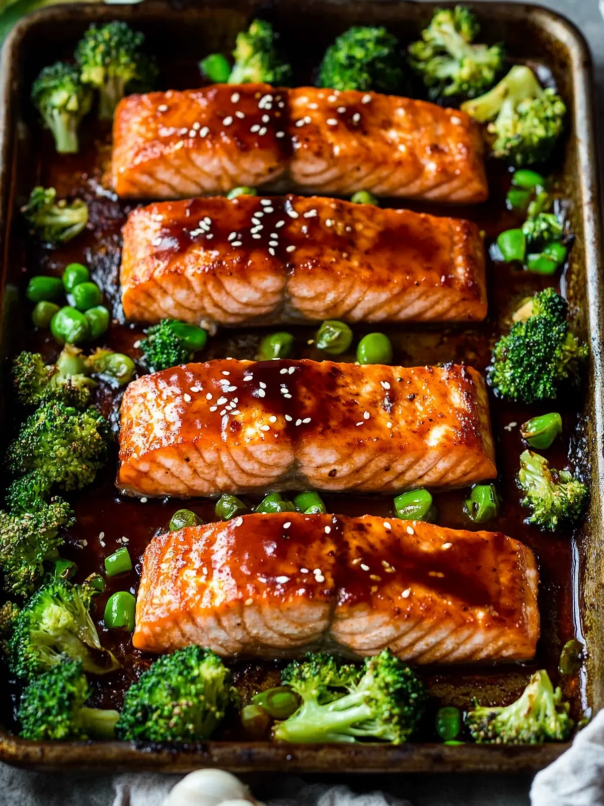 Easy Sheet Pan Teriyaki Salmon for Effortless Weeknight Yum 4 Easy Sheet Pan Teriyaki Salmon