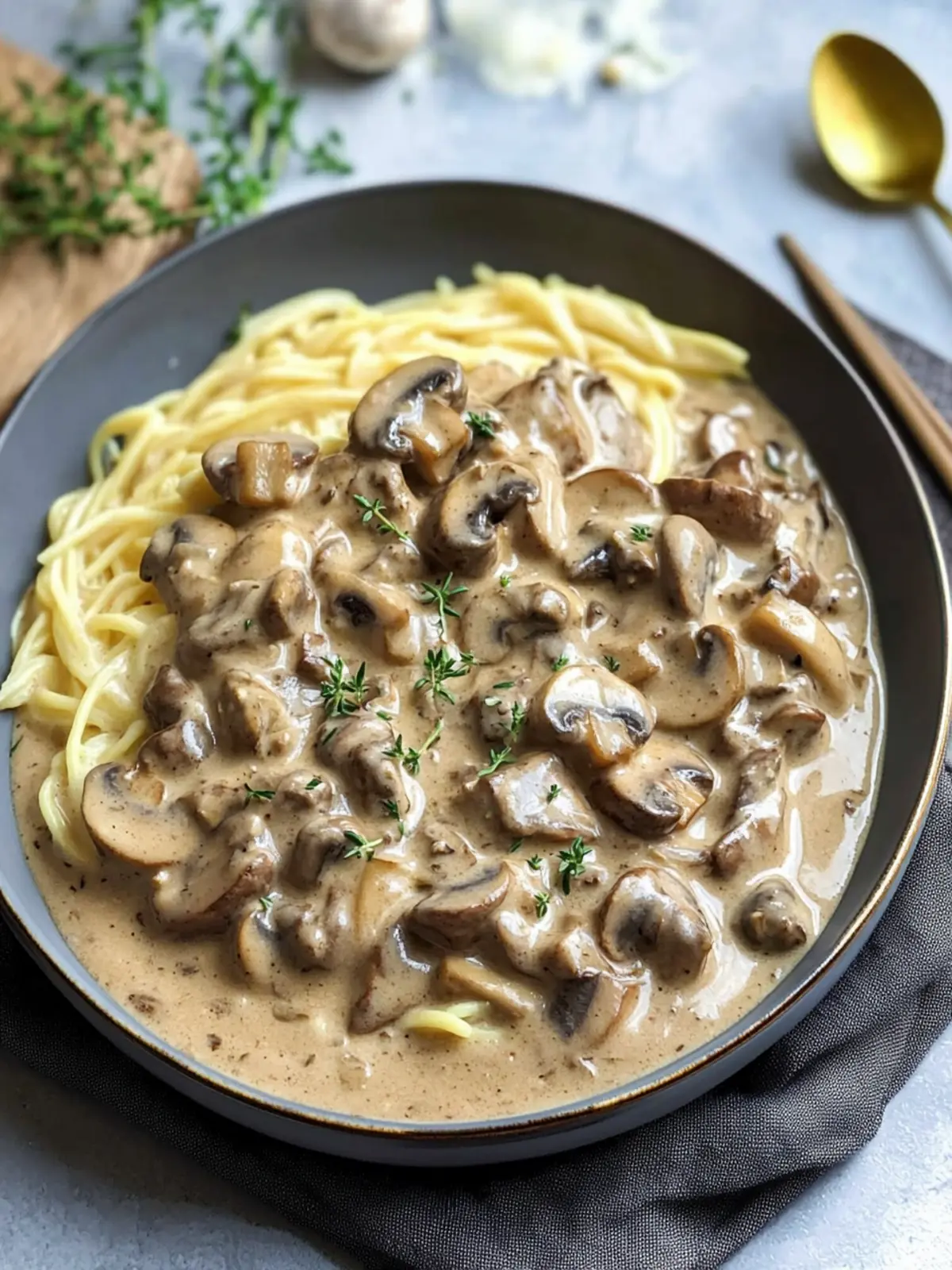 Savory Venison Stroganoff with Creamy Mushroom Sauce Delight 3 Venison Stroganoff with Creamy Mushroom Sauce