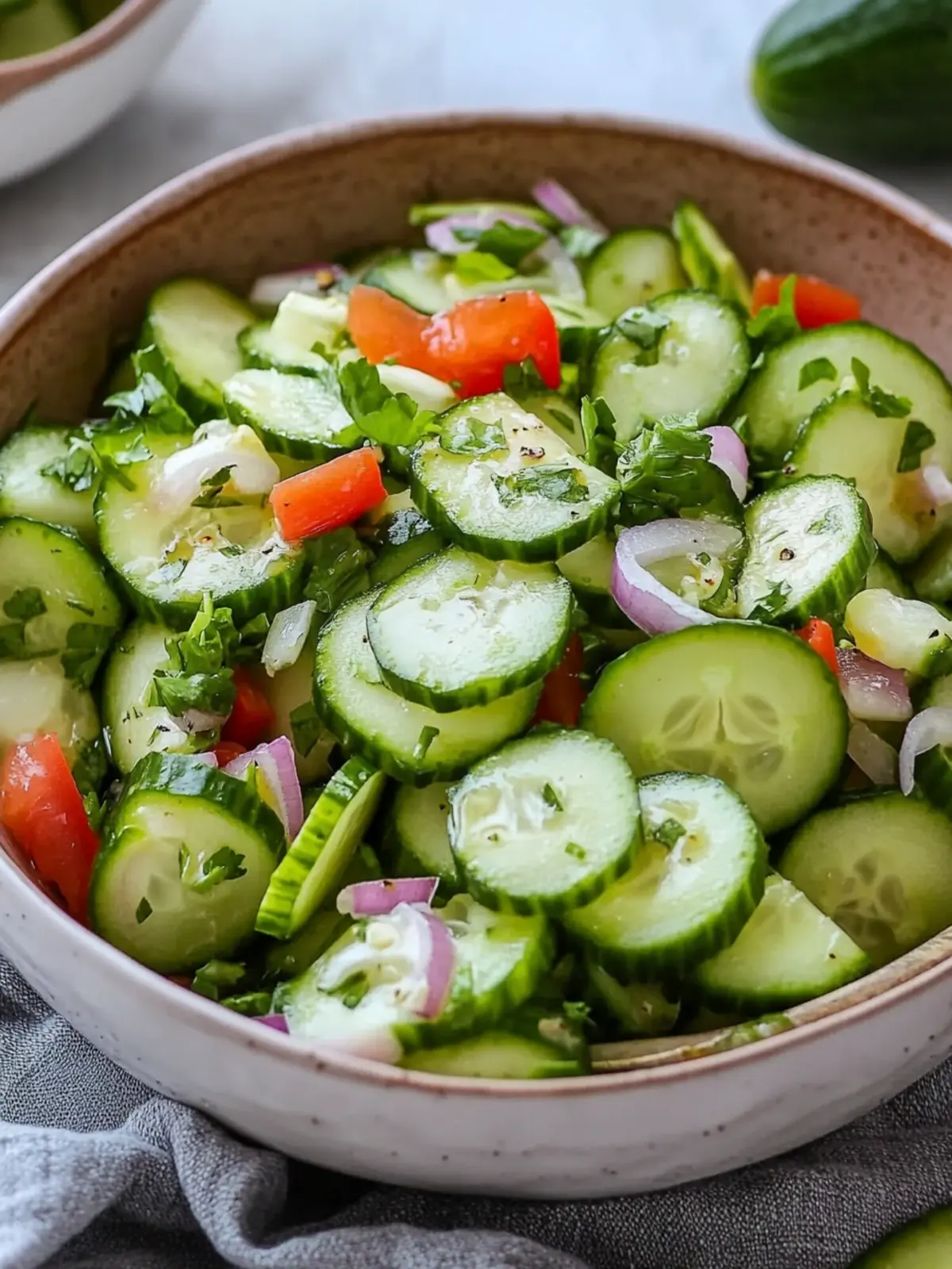 Fresh, Fast, and Full of Flavor: Your Go-To Cucumber Salad 2 Fresh, Fast, and Full of Flavor: The Cucumber Salad You’ll Be Making on Repeat