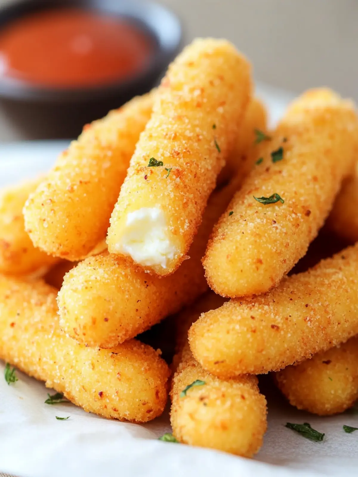 Easy Fried Mozzarella Cheese Sticks Ready in 25 Minutes 2 Easy Fried Mozzarella Cheese Sticks