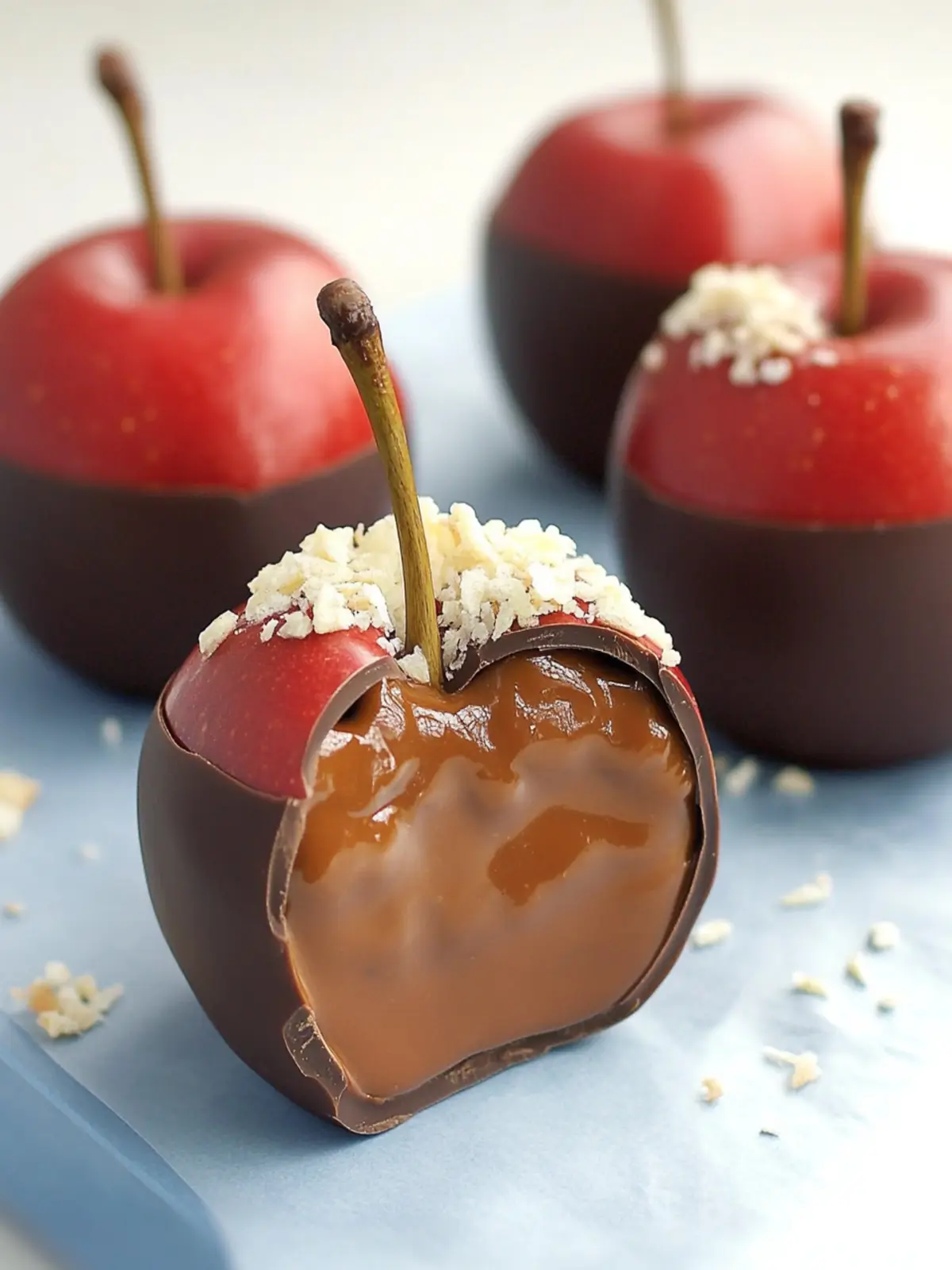 Inside-Out Chocolate Caramel Apples: A Fun Fall Delight 2 Inside-Out Chocolate Caramel Apples