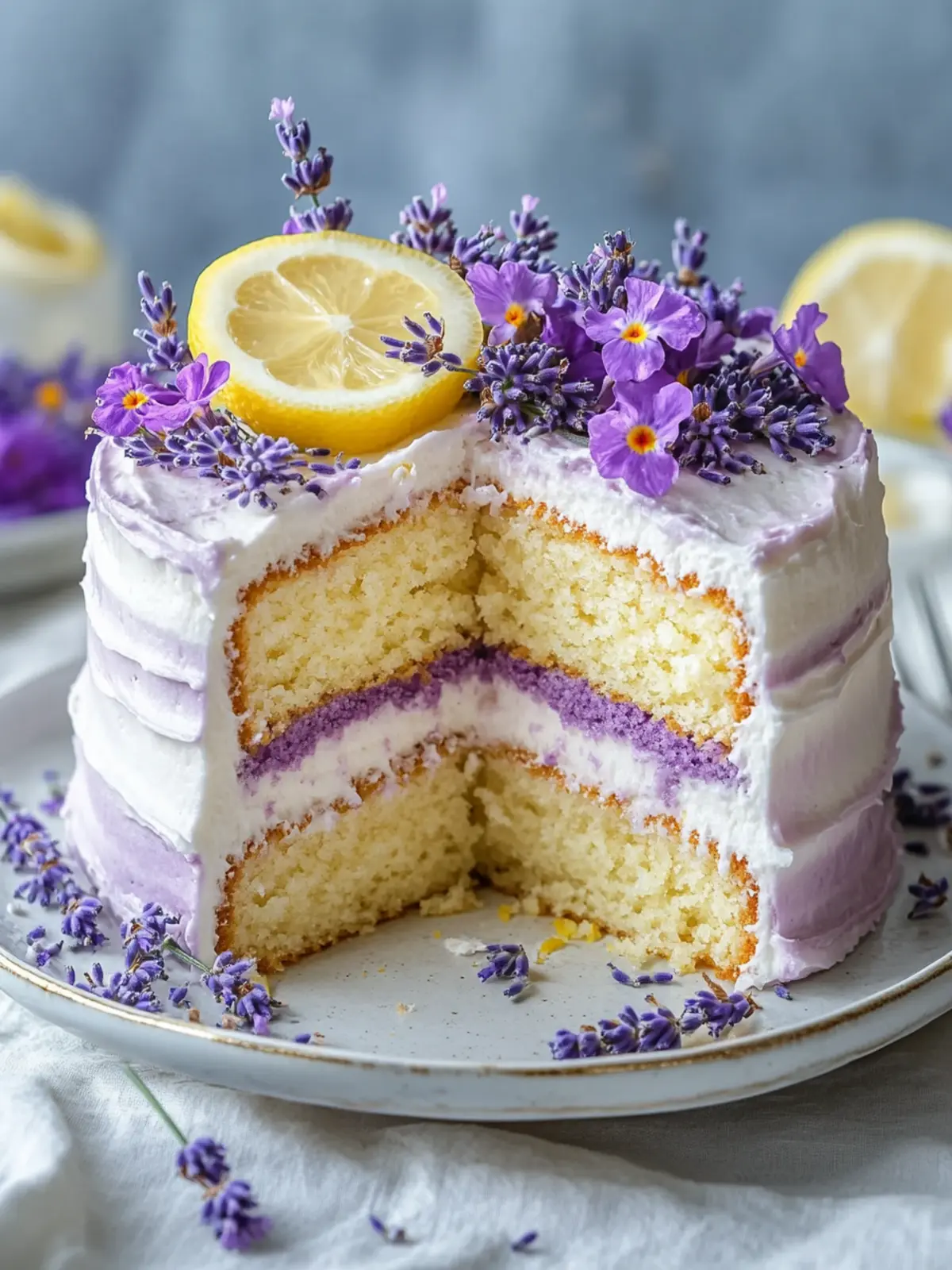 Delight in Homemade Lemon Lavender Cake for Every Celebration 2 Lemon Lavender Cake