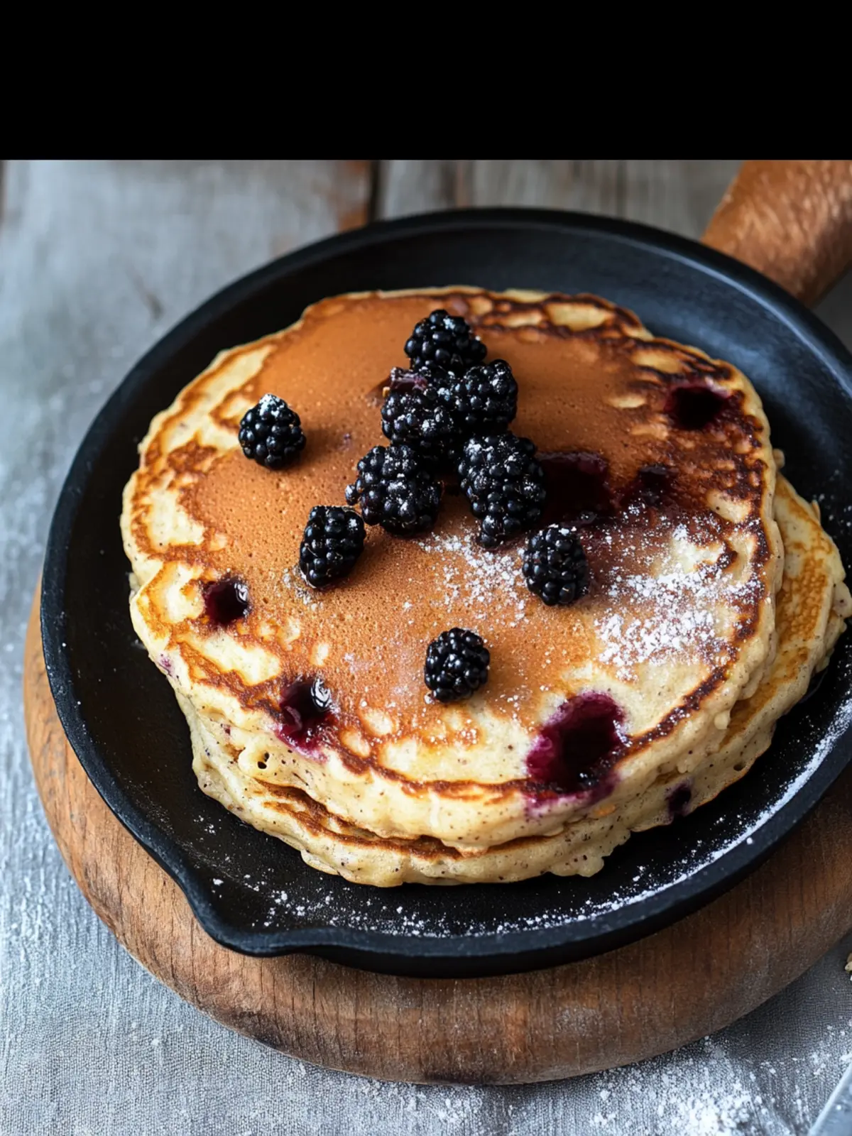 Wholesome Oatmeal Blackcurrant Pancakes for Brain Power 2 Oatmeal Blackcurrant Pancakes