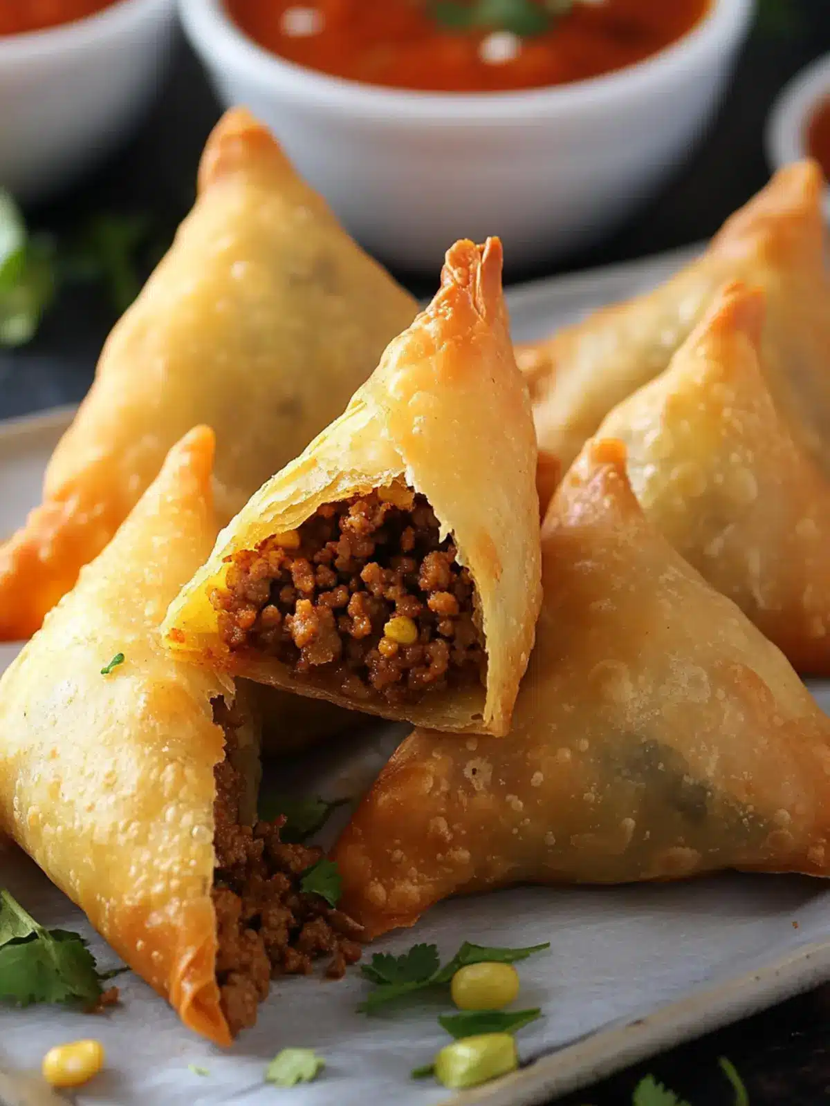 Spicy Ground Beef Samosas That Will Elevate Your Appetizer Game 2 Spicy Ground Beef Samosas