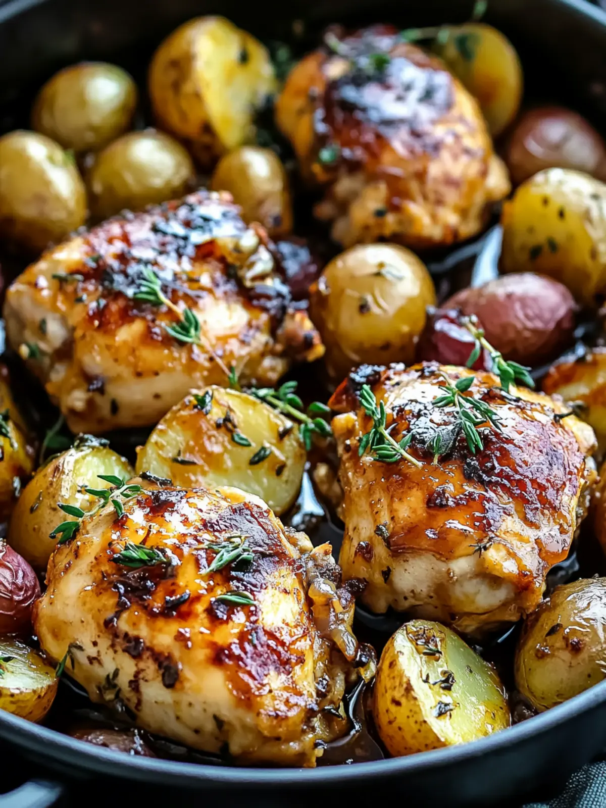 Savor One-Pan Honey Mustard Chicken and Potatoes Tonight! 3 Savor One-Pan Honey Mustard Chicken and Potatoes Tonight!