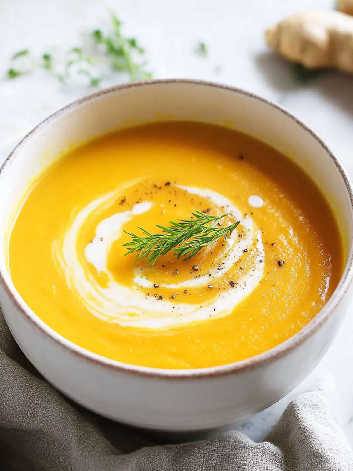 Comforting Creamy Carrot and Ginger Soup That's Dairy-Free 3 Creamy Carrot and Ginger Soup (Dairy-Free)