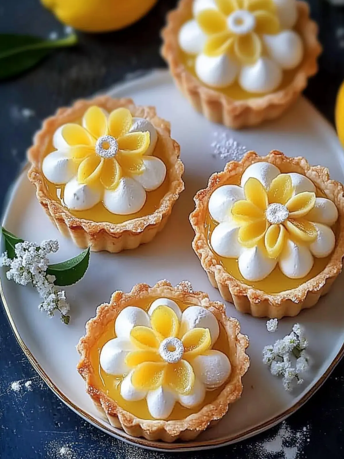 Lemon Tartlets: Sweet Sunshine in Every Delicious Bite 2 Lemon Tartlets